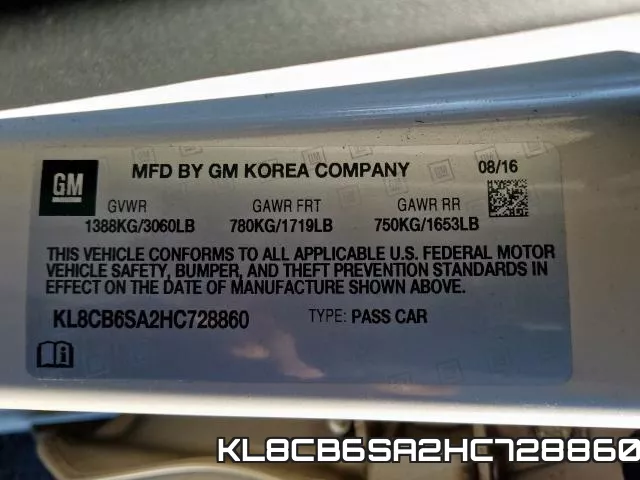 KL8CB6SA2HC728860 фото 2