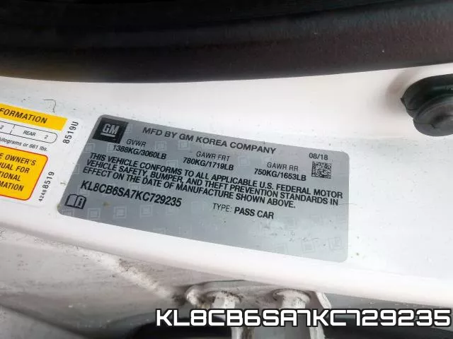 KL8CB6SA7KC729235 фото 2