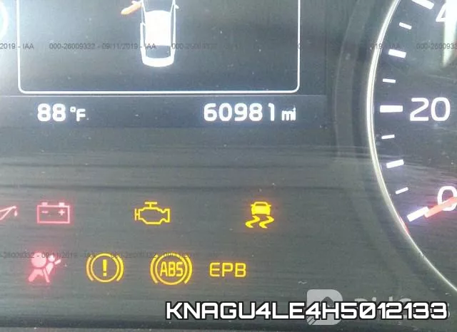 KNAGU4LE4H5012133 фото 6