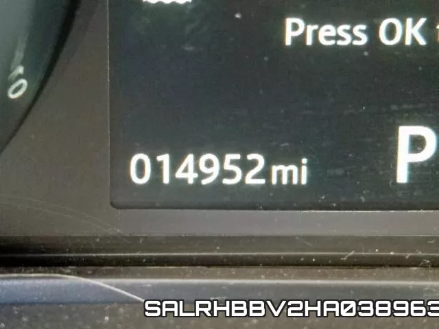 SALRHBBV2HA038963 фото 8