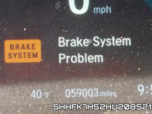 SHHFK7H52HU208521 фото 8