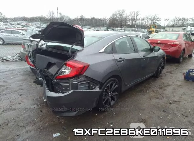 19XFC2E86KE011896 фото 5