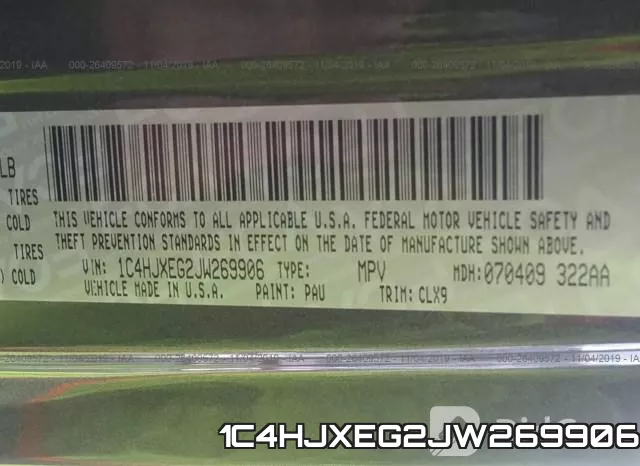 1C4HJXEG2JW269906 фото 7