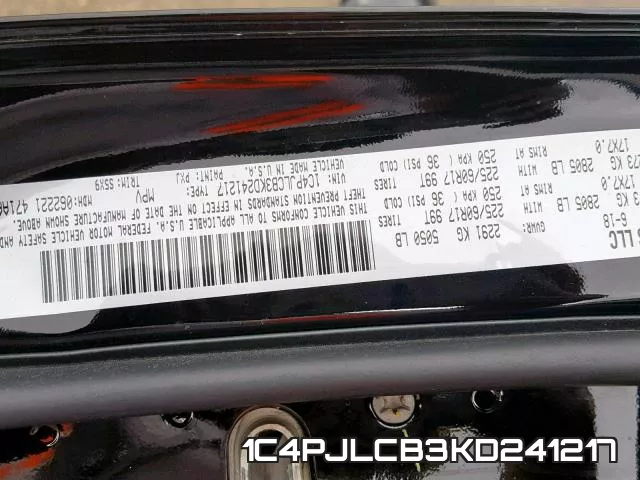 1C4PJLCB3KD241217 фото 2