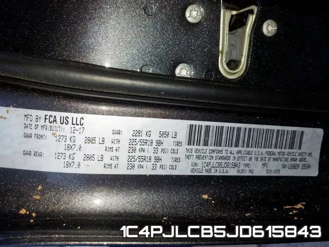 1C4PJLCB5JD615843 фото 2