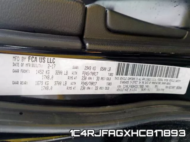 1C4RJFAGXHC817893 фото 2
