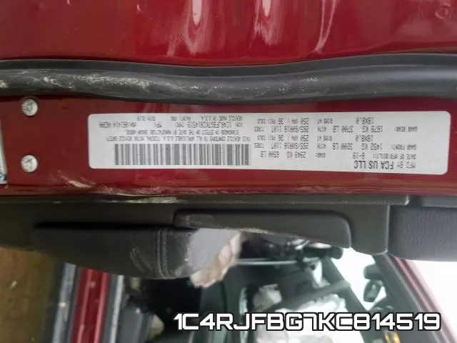 1C4RJFBG7KC814519 фото 2