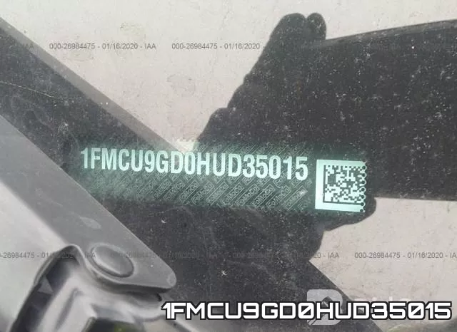 1FMCU9GD0HUD35015 фото 8