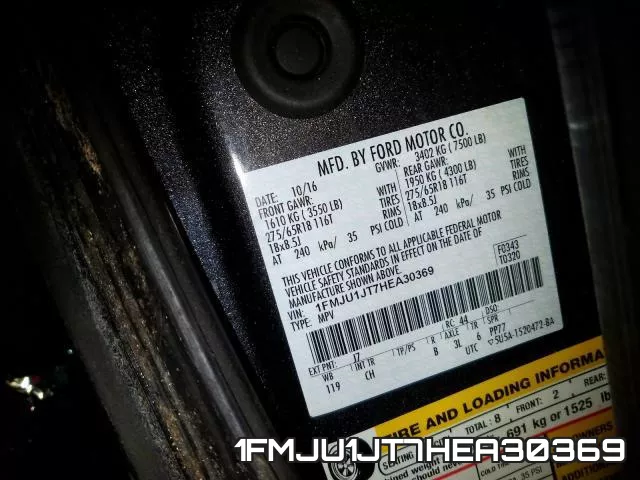 1FMJU1JT7HEA30369 фото 2