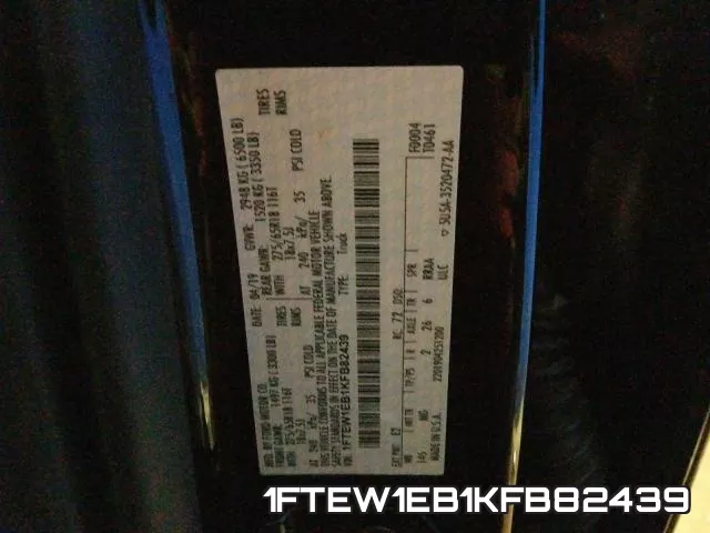 1FTEW1EB1KFB82439 фото 2