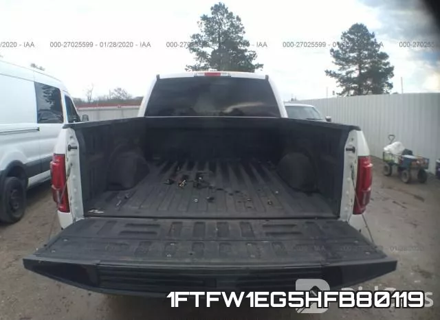 1FTFW1EG5HFB80119 фото 9