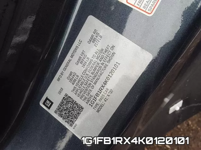 1G1FB1RX4K0120101 фото 2