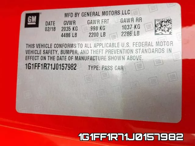 1G1FF1R71J0157982 фото 2