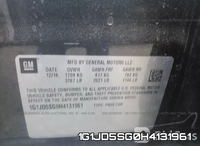 1G1JD5SG0H4131961 фото 9
