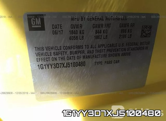1G1YY3D7XJ5100480 фото 7
