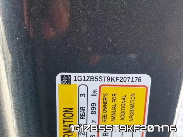 1G1ZB5ST9KF207176 фото 2