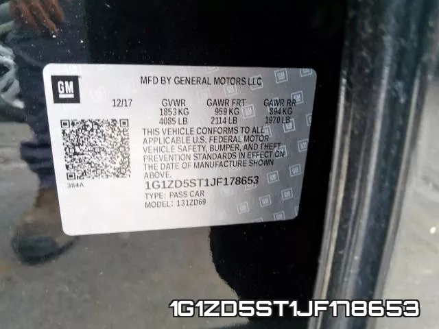 1G1ZD5ST1JF178653 фото 2