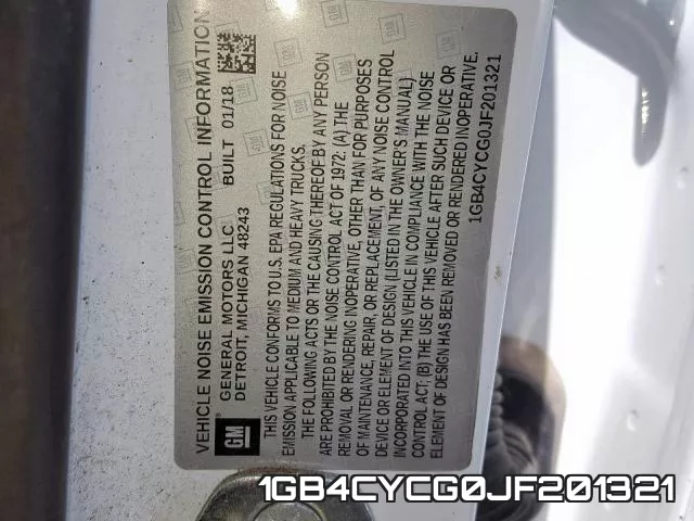 1GB4CYCG0JF201321 фото 2
