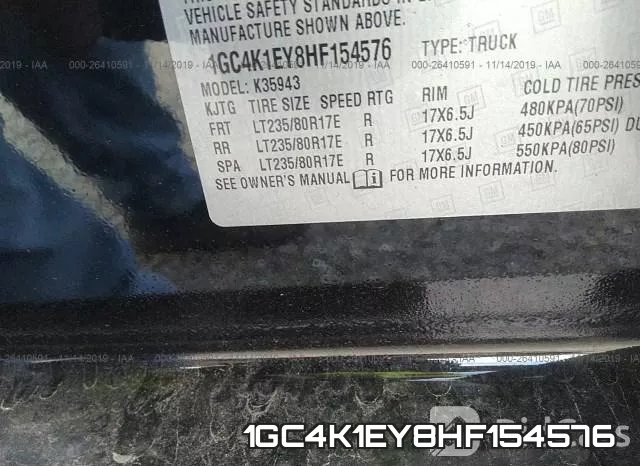 1GC4K1EY8HF154576 фото 8