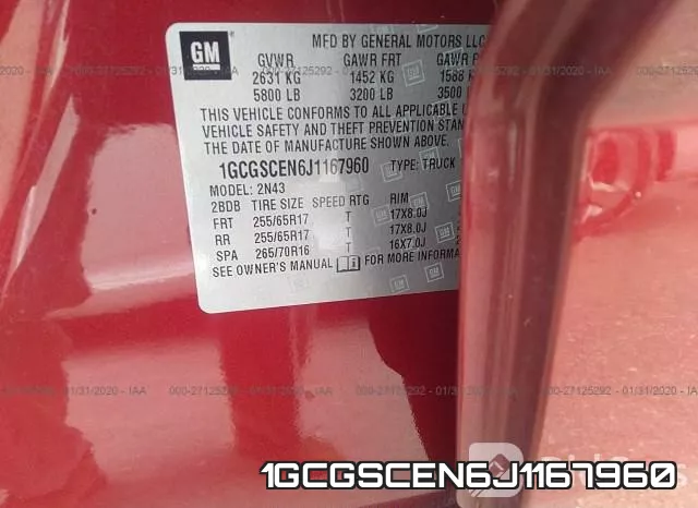 1GCGSCEN6J1167960 фото 8
