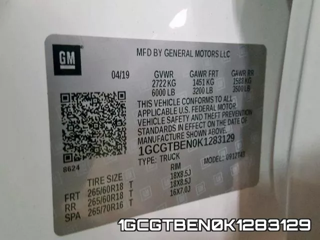 1GCGTBEN0K1283129 фото 2
