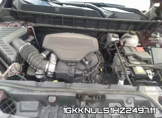 1GKKNULS1HZ249711 фото 2