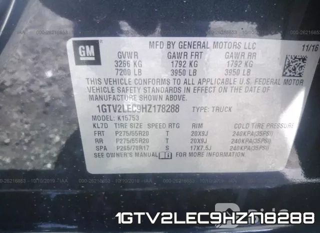 1GTV2LEC9HZ178288 фото 10