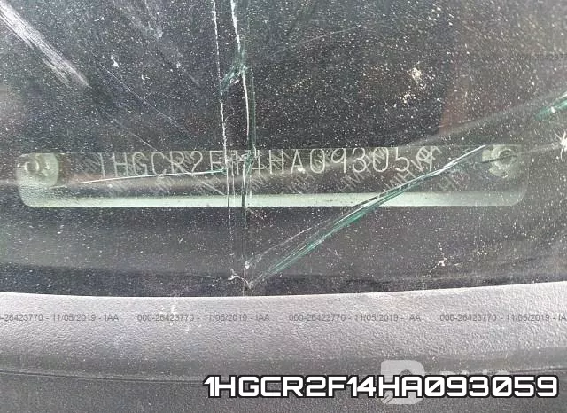 1HGCR2F14HA093059 фото 9