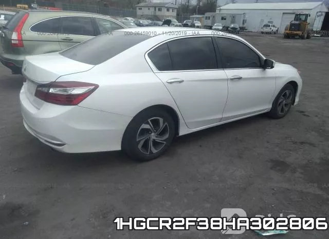 1HGCR2F38HA302806 фото 3