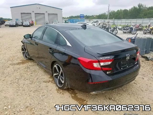 1HGCV1F36KA062376 фото 3