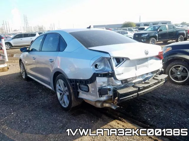 1VWLA7A32KC001385 фото 3