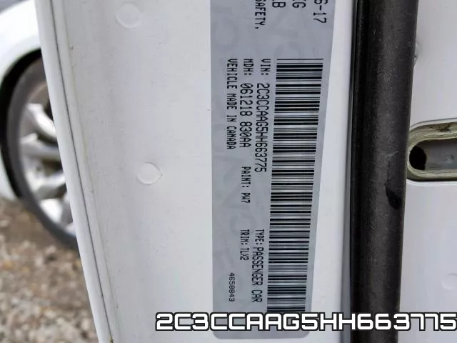 2C3CCAAG5HH663775 фото 2