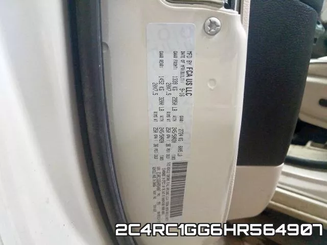 2C4RC1GG6HR564907 фото 2