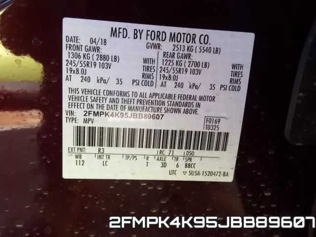 2FMPK4K95JBB89607 фото 2