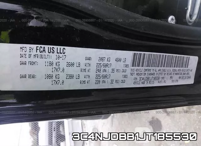 3C4NJDBB1JT185530 фото 9