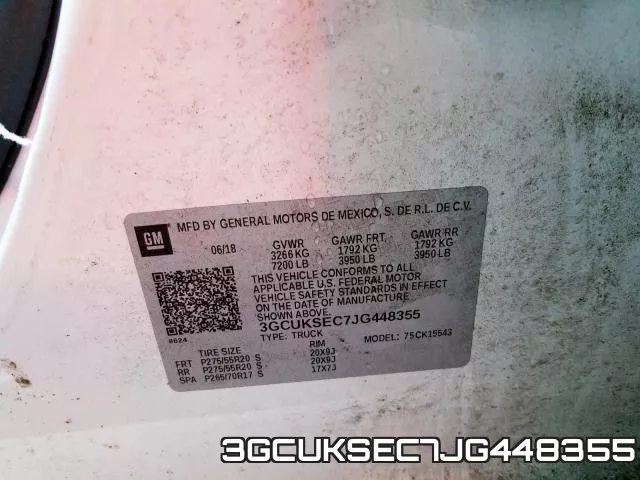 3GCUKSEC7JG448355 фото 2