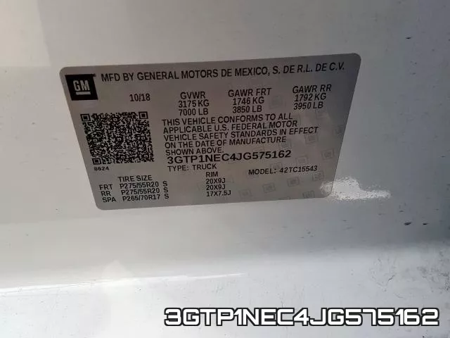 3GTP1NEC4JG575162 фото 2