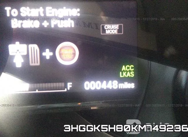 3HGGK5H80KM749236 фото 7