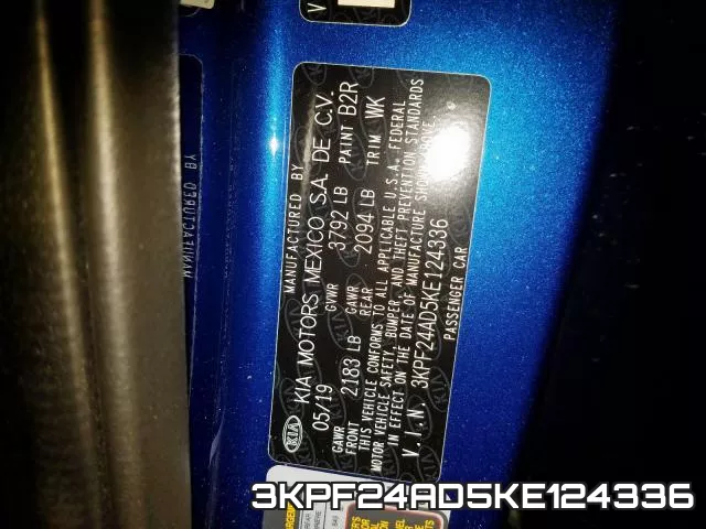 3KPF24AD5KE124336 фото 2
