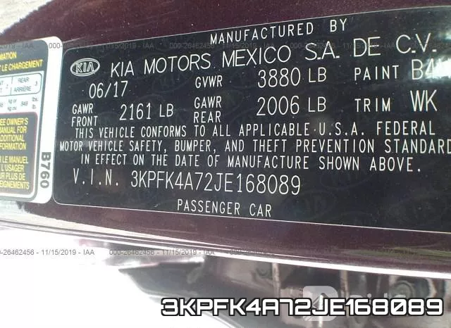 3KPFK4A72JE168089 фото 8