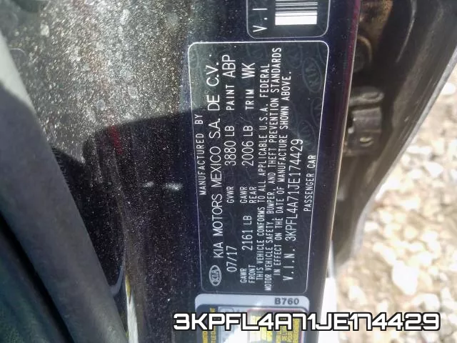 3KPFL4A71JE174429 фото 2