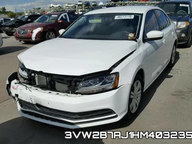 3VW2B7AJ1HM403235 фото 2
