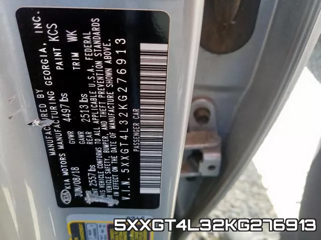 5XXGT4L32KG276913 фото 2