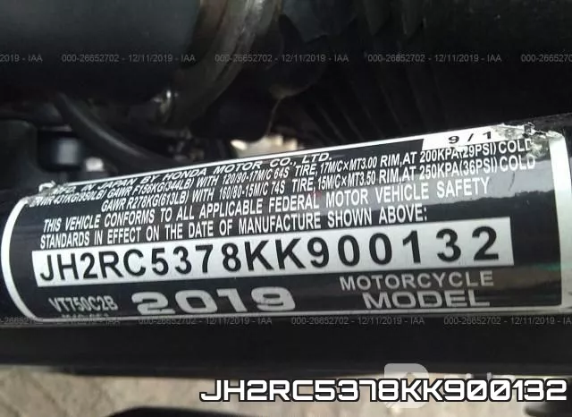 JH2RC5378KK900132 фото 2
