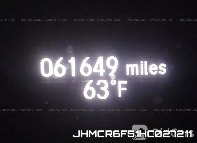 JHMCR6F51HC027211 фото 7