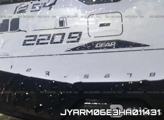 JYARM06E3HA011431 фото 4