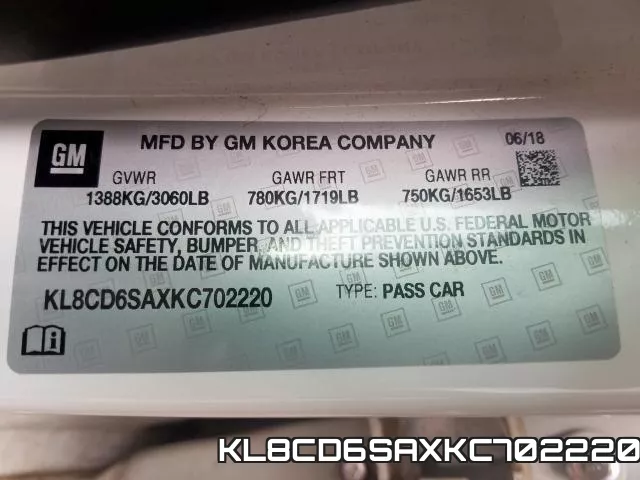 KL8CD6SAXKC702220 фото 2