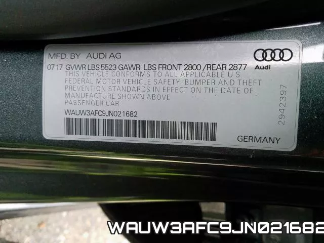 WAUW3AFC9JN021682 фото 2
