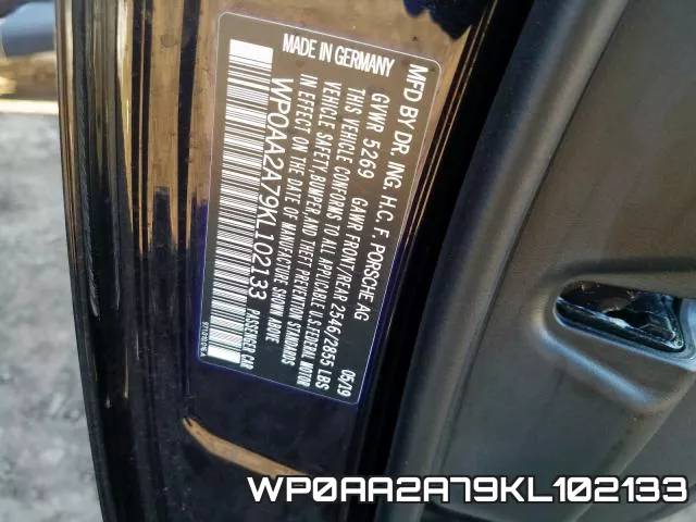 WP0AA2A79KL102133 фото 2
