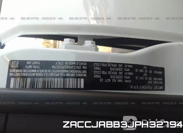 ZACCJABB3JPH32794 фото 10